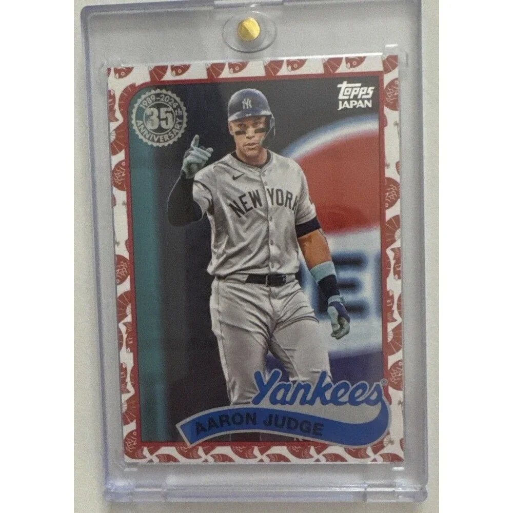 2024 MLB Topps Japan Edition Aaron Judge Koi Goldfish 89J-7 RC Rookie Yankees